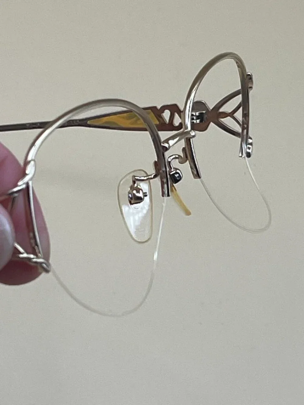 YVES SAINT LAURENT Vintage Titanium Eyeglass Frames 30-6653 53-16-130 Japan